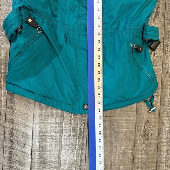 Obermeyer Ski Jacket Green 80s Retro Size 10 Vintage - Picture 12 of 13